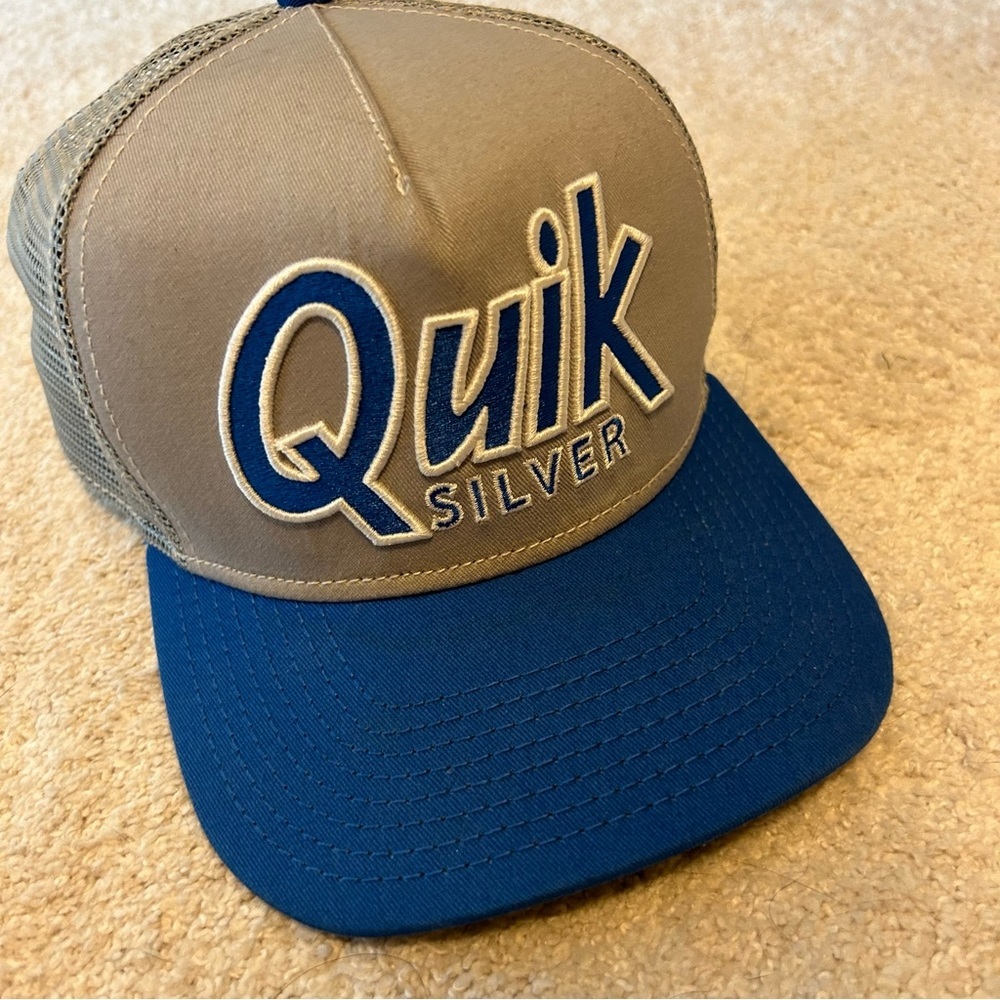 Mens Quiksilver New Era Mesh Snapback Trucker Hat